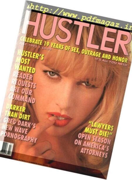 Hustler USA – July 1993 Cover