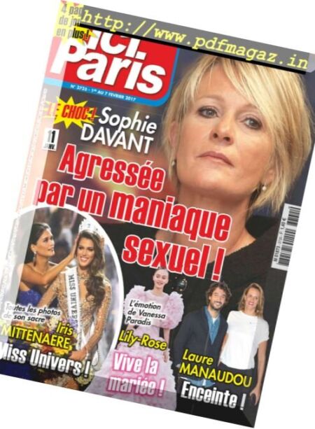 Ici Paris – 1 – 7 Fevrier 2017 Cover