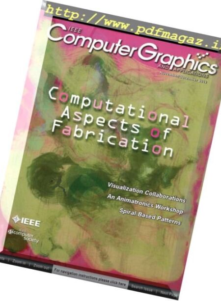 IEEE Computer Graphics and Applications – November-December 2013 Cover