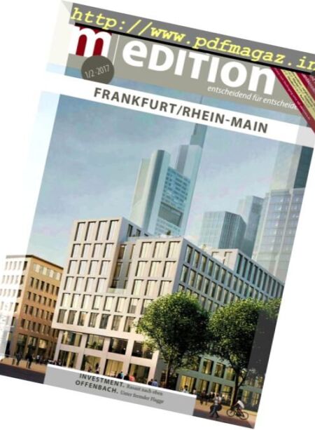Immobilienmanager Edition Frankfurt – Rhein-Main – Nr.1-2 2017 Cover