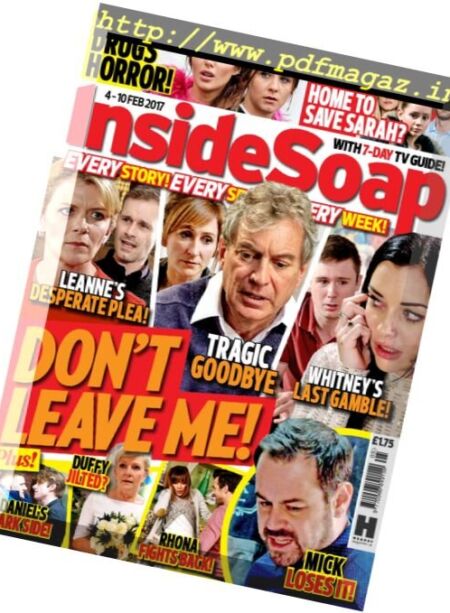 Inside Soap UK – 4 February 2017 Cover