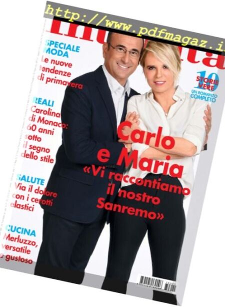 Intimita – 8 Febbraio 2017 Cover