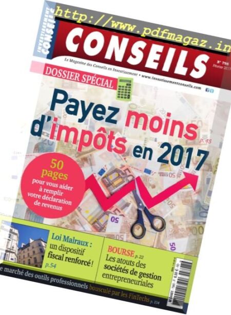 Investissement Conseils – Fevrier 2017 Cover