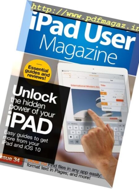 iPad User Magazine – Issue 34, 2017 Cover