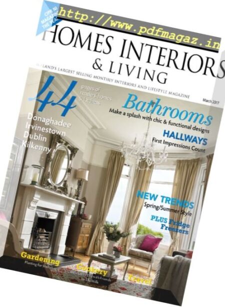 Ireland’s Homes Interiors & Living – March 2017 Cover