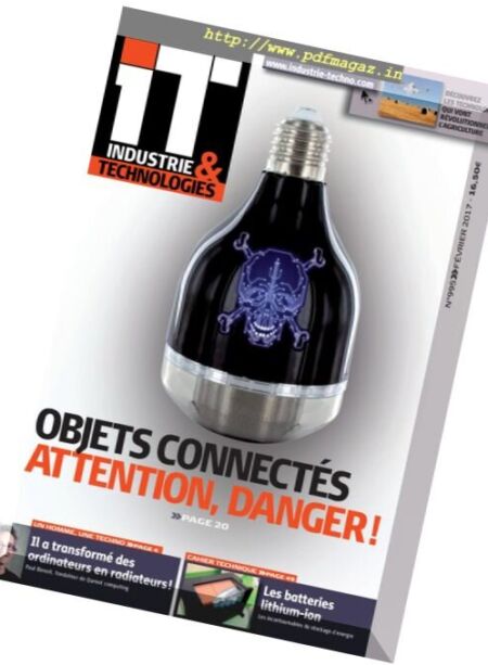 IT. Industrie&Technologies – Fevrier 2017 Cover