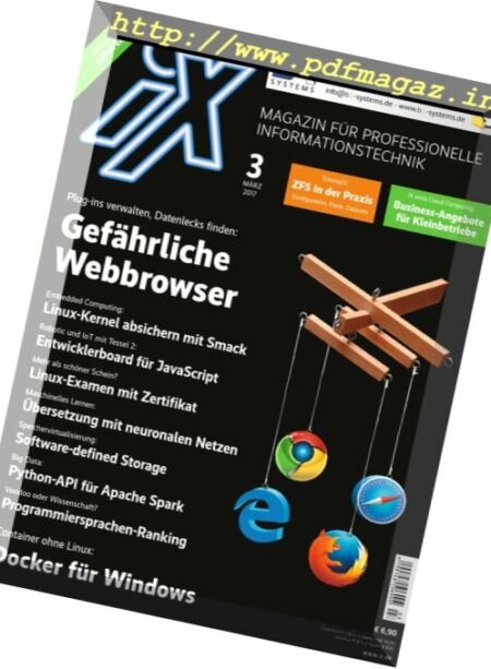 iX Magazin – Marz 2017 Cover