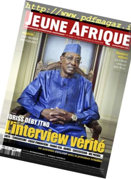 Jeune Afrique – 29 Janvier au 4 Fevrier 2017 Cover