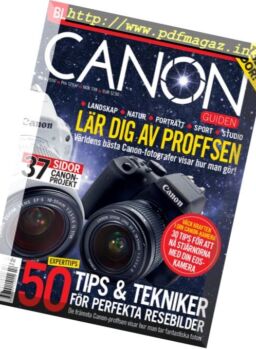 Kamera Guiden Canon – Nr.4, 2016