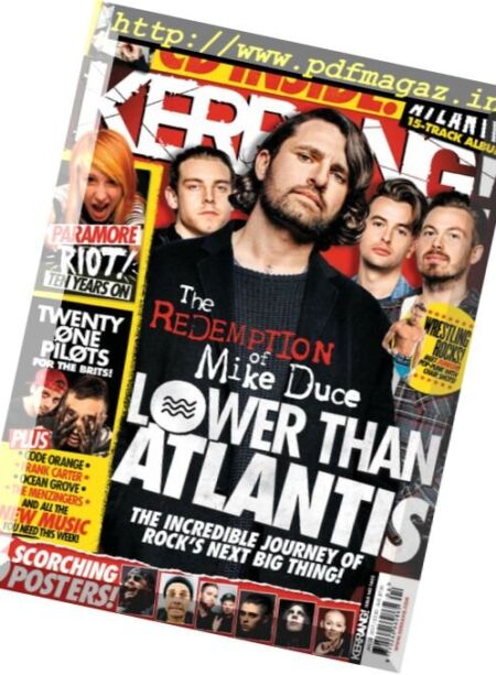 Kerrang! – 28 January 2017 Cover