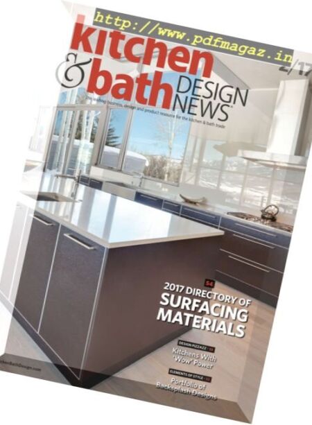 Kitchen & Bath Design News – February 2017 Cover