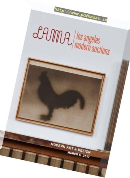 Lama. Modern Art & Design Auctions – March 2017 Cover