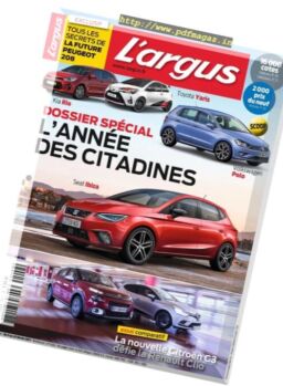L’Argus – 9 au 22 Fevrier 2017