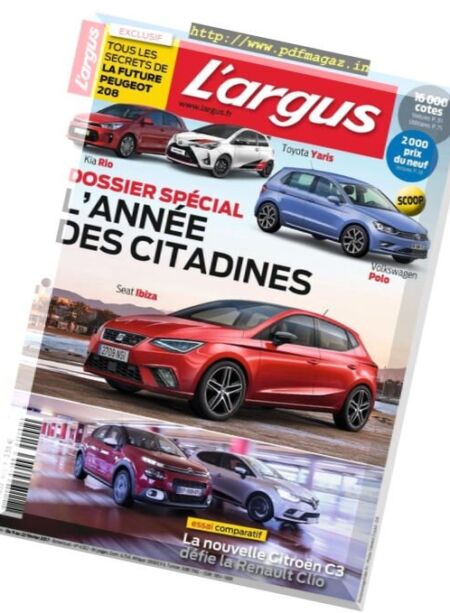 L’Argus – 9 au 22 Fevrier 2017 Cover