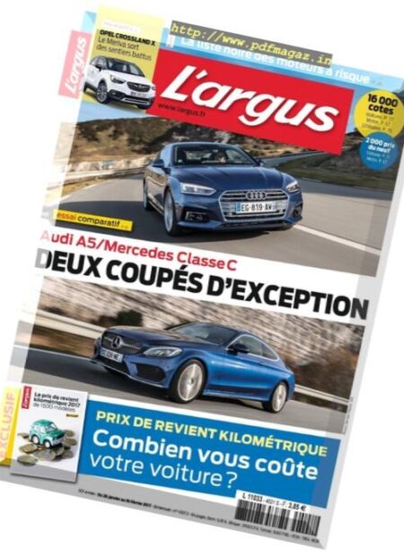 L’Argus – Du 26 Janvier au 16 Fevrier 2017 Cover