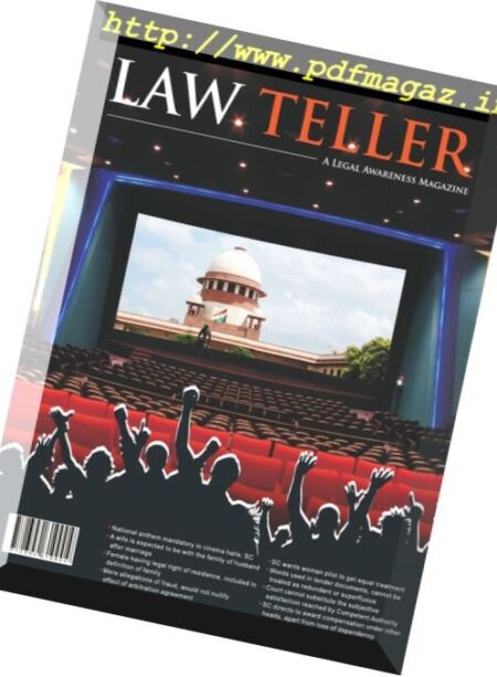 Lawteller – February 2017 Cover