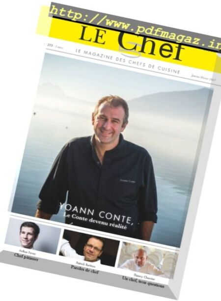 Le Chef – Janvier-Fevrier 2017 Cover
