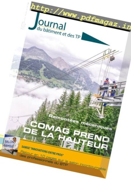 Le Journal du Batiment et Des TP – 16 au 22 Fevrier 2017 Cover