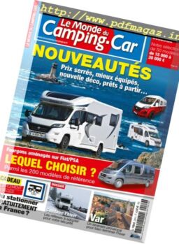 Le monde du camping-car – Mars 2017