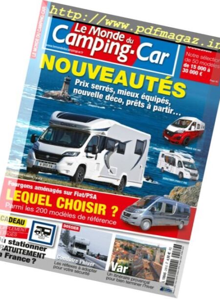 Le monde du camping-car – Mars 2017 Cover