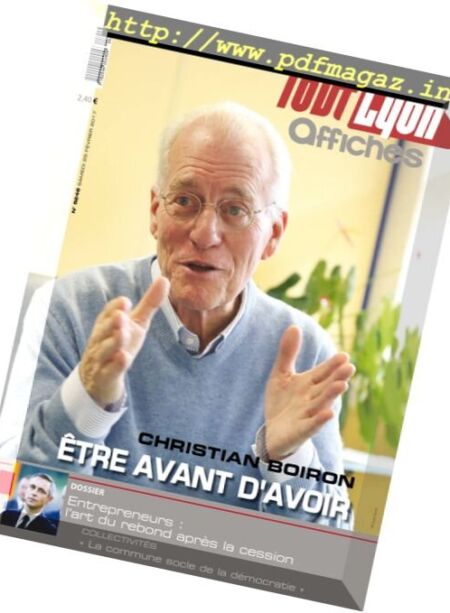Le Tout Lyon – 25 Fevrier 2017 Cover