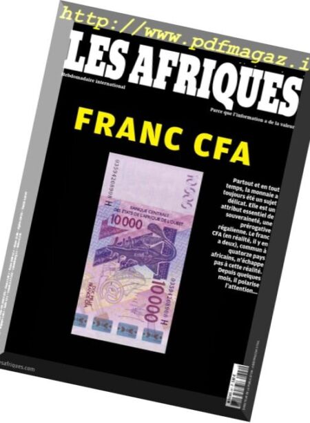 Les Afriques – 26 Janvier 2017 Cover