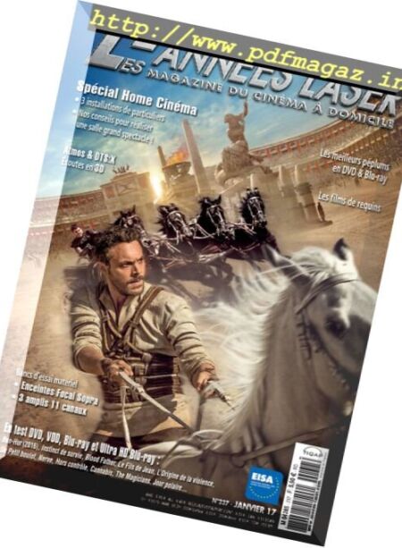 Les Annees Laser – Janvier 2017 Cover