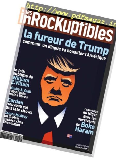 Les Inrockuptibles – 8 au 14 Fevrier 2017 Cover