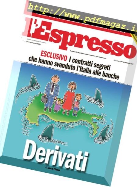 L’Espresso – 12 Febbraio 2017 Cover