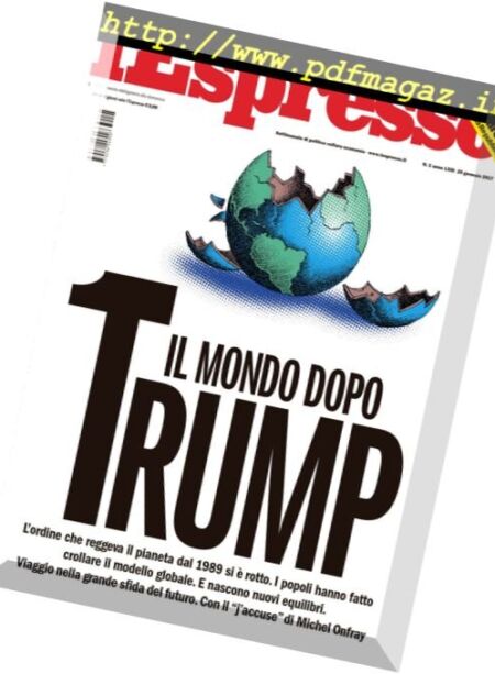 L’Espresso – 29 Gennaio 2017 Cover
