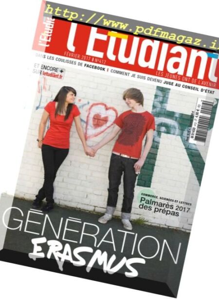 L’Etudiant – Fevrier 2017 Cover