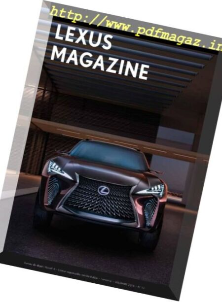 Lexus Magazine – Decembre 2016 Cover