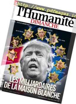 L’Humanite Dimanche – 19 au 25 Janvier 2017