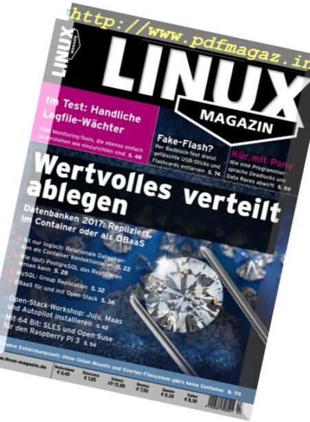Linux-Magazin – April 2017 Cover
