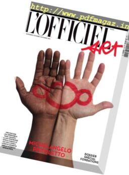 L’Officiel Art – Septembre-Novembre 2016