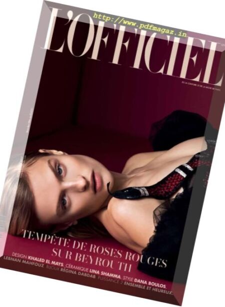 L’Officiel Levant – Fevrier 2017 Cover