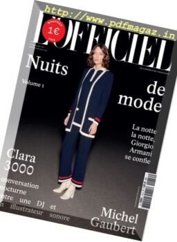 L’Officiel Paris – Mars 2017