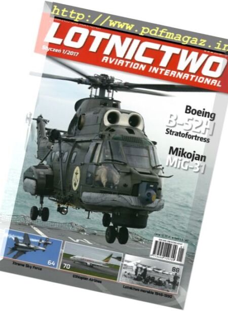 Lotnictwo Aviation International – Styczen 2017 Cover