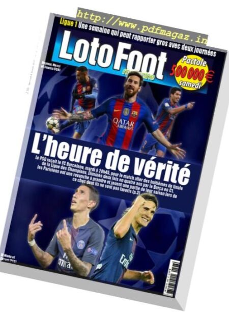 Loto Foot – 8 Fevrier 2017 Cover