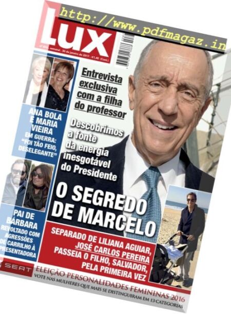 Lux – 30 Janeiro 2017 Cover