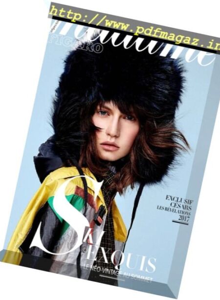 Madame Figaro – 13 Janvier 2017 Cover