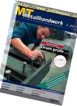 M&T metallhandwerk – Nr.2, 2017