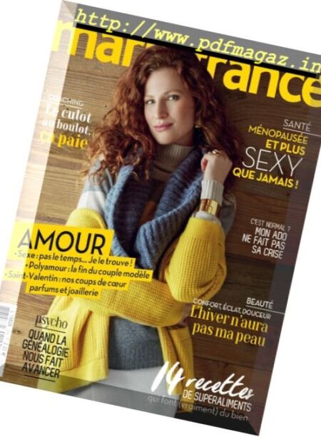 Marie France – Mars 2017 Cover