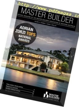 Master Builders Western Australia – March-April 2017