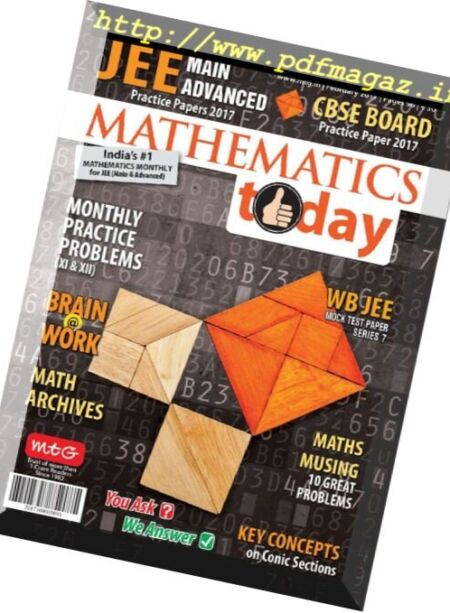 Mathematics Today – February 2017 Cover