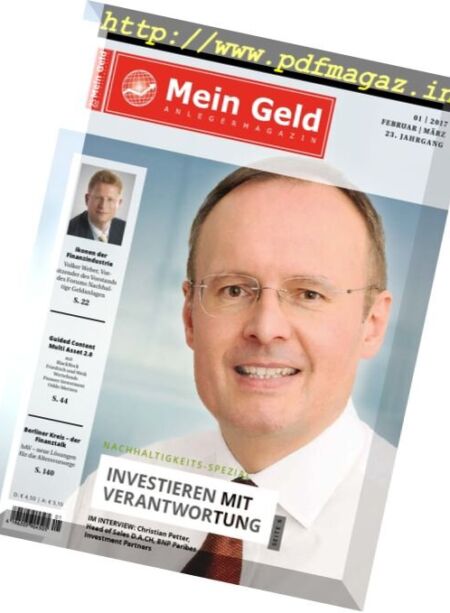 Mein Geld – Februar-Marz 2017 Cover
