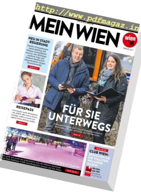 Mein Wien – Februar 2017 Cover