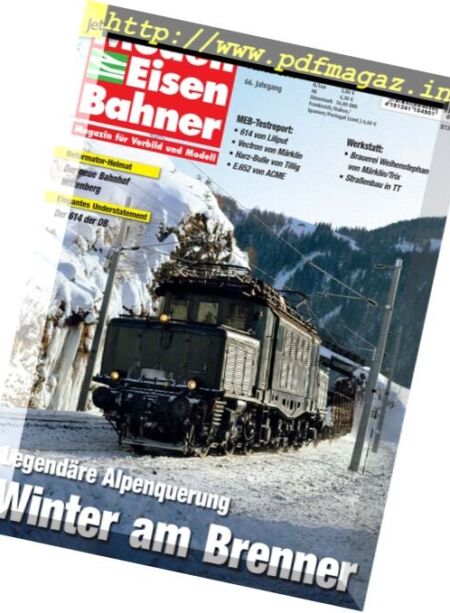 ModellEisenBahner – Februar 2017 Cover