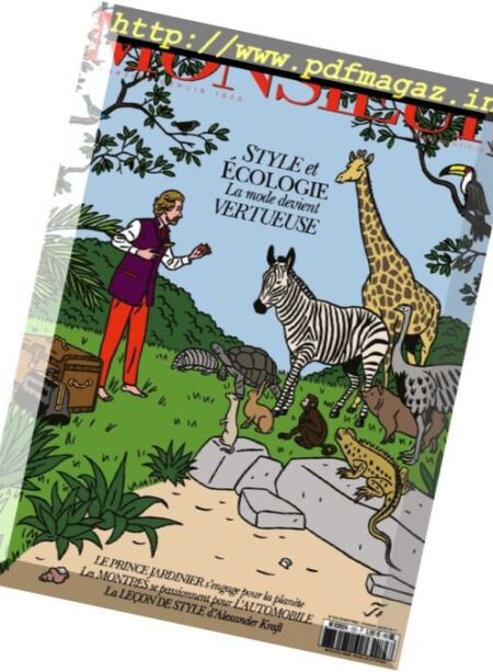 Monsieur – Fevrier-Mars 2017 Cover