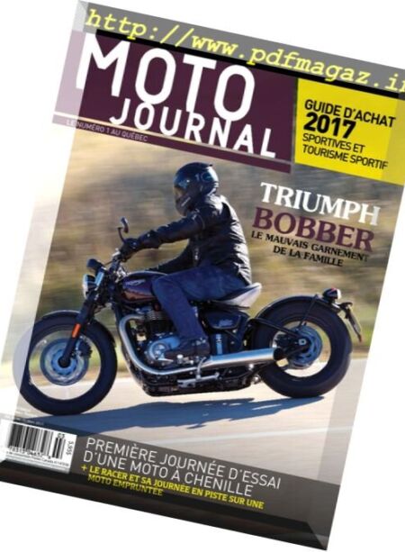 Moto Journal – Mars 2017 Cover